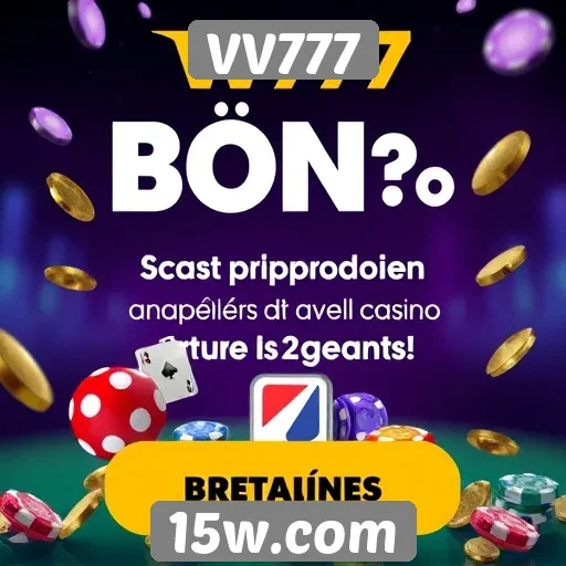 Promoções e bônus atraentes no site VV777
